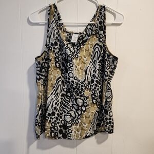 Kathy Che Animal print tank Size S